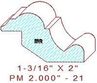 Panel Moulding 2" - 21