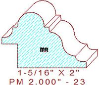 Panel Moulding 2" - 23 Panel Moulding 2" - 23