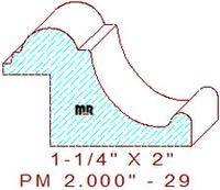 Panel Moulding 2" - 29 Panel Moulding 2" - 29