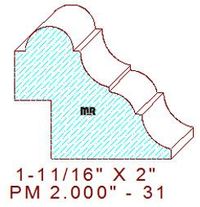 Panel Moulding 2" - 31 Panel Moulding 2" - 31