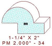 Panel Moulding 2" - 34 Panel Moulding 2" - 34