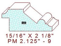 Panel Mould 2-1/8" - 9 Panel Mould 2-1/8" - 9