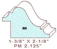 Panel Mould 2-1/8" Panel Mould 2-1/8"