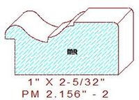 Panel Moulding 2-5/32" - 2 Panel Moulding 2-5/32" - 2