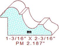 Panel Moulding 2-3/16" Panel Moulding 2-3/16"