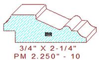 Panel Mould 2-1/4" - 10 Panel Mould 2-1/4" - 10