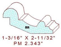 Panel Mould 2-11/32" 
