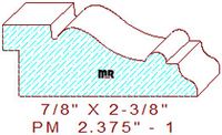 Panel Moulding 2-3/8" - 1 Panel Moulding 2-3/8" - 1
