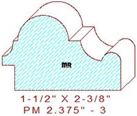 Panel Moulding 2-3/8" - 3 Panel Moulding 2-3/8" - 3