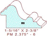 Panel Moulding 2-3/8" - 6