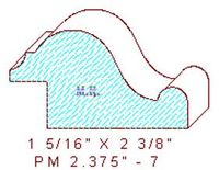 Panel Moulding 2-3/8" - 7 Panel Moulding 2-3/8" - 7