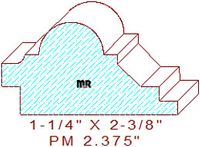 Panel Moulding 2-3/8" Panel Moulding 2-3/8"