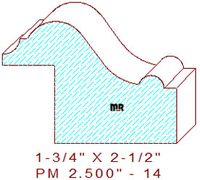 Panel Moulding 2-1/2" - 14