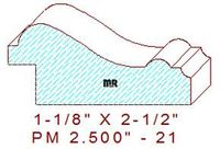 Panel Mould 2-1/2" - 21