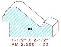 Panel Moulding 2-1/2" - 22 Panel Moulding 2-1/2" - 22
