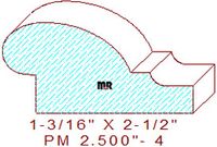 Panel Mould 2-1/2" - 4