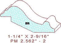 Panel Moulding 2-9/16" - 2