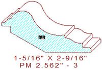 Panel Moulding 2-9/16" - 3 Panel Moulding 2-9/16" - 3