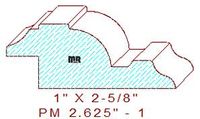 Panel Moulding 2-5/8" - 1 Panel Moulding 2-5/8" - 1