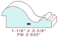 Panel Moulding 2-5/8" Panel Moulding 2-5/8"