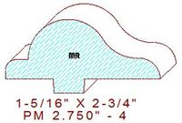 Panel Moulding 2-3/4" - 4 Panel Moulding 2-3/4" - 4