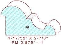 Panel Mould 2-7/8" - 1
