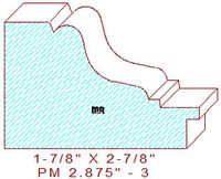 Panel Mould 2-7/8" - 3