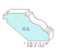 Panel Moulding 3-1/8" Panel Moulding 3-1/8"