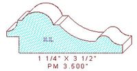 Panel Moulding 3-1/2" Panel Moulding 3-1/2"