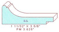 Panel Moulding 3-5/8" 