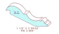 Panel Moulding 3-29/32" Panel Moulding 3-29/32"