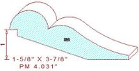 Panel Moulding 4-1/32" Panel Moulding 4-1/32"