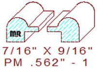 Panel Mould 9/16" - 1 Panel Mould 9/16" - 1