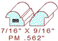 Panel Mould 9/16" Panel Mould 9/16"