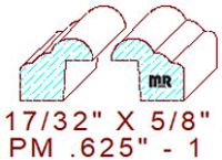 Panel Mould 5/8" - 1 Panel Mould 5/8" - 1