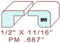 Panel Mould 11/16"