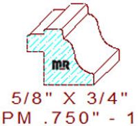 Panel Mould 3/4" - 1