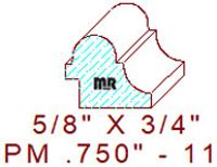 Panel Mould 3/4" - 11 Panel Mould 3/4" - 11