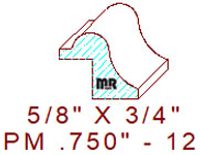 Panel Mould 3/4" - 12 Panel Mould 3/4" - 12