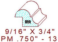 Panel Mould 3/4" - 13 Panel Mould 3/4" - 13