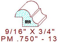 Panel Mould 3/4" - 13