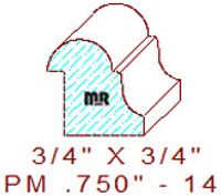 Panel Mould 3/4" - 14 Panel Mould 3/4" - 14