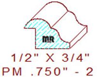 Panel Mould 3/4" - 2 Panel Mould 3/4" - 2