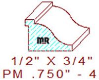 Panel Mould 3/4" - 4