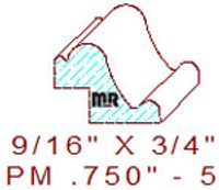 Panel Mould 3/4" - 5