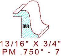 Panel Mould 3/4" - 7