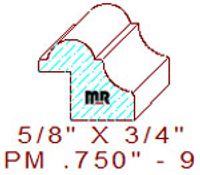 Panel Mould 3/4" - 9