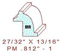 Panel Mould 13/16" - 1 Panel Mould 13/16" - 1