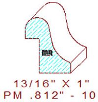 Panel Mould 13/16" - 10