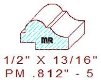 Panel Mould 13/16" - 5
